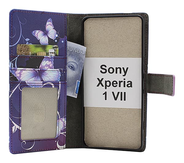Skimblocker Sony Xperia 1 VII Magnet Plånboksfodral Design