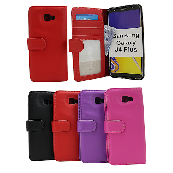 Skimblocker Plånboksfodral Samsung Galaxy J4 Plus (J415FN) Svart