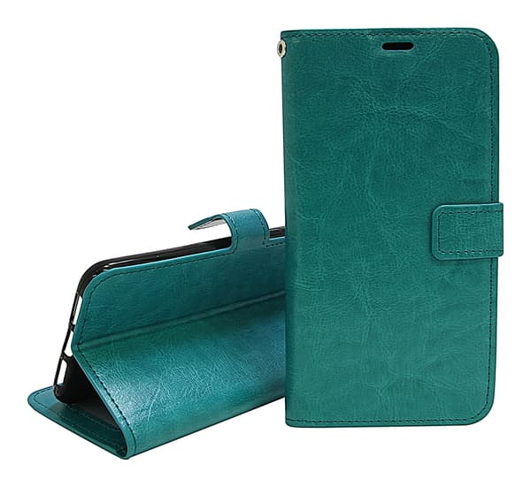 Crazy Horse Wallet Nokia 3.1 (2018) Turkos