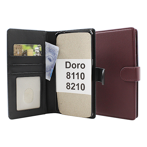 Skimblocker Doro 8110 / 8210 Plånboksfodral Lila