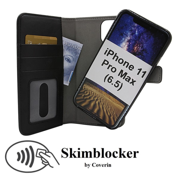 Skimblocker Magnet Wallet iPhone 11 Pro Max (6.5)