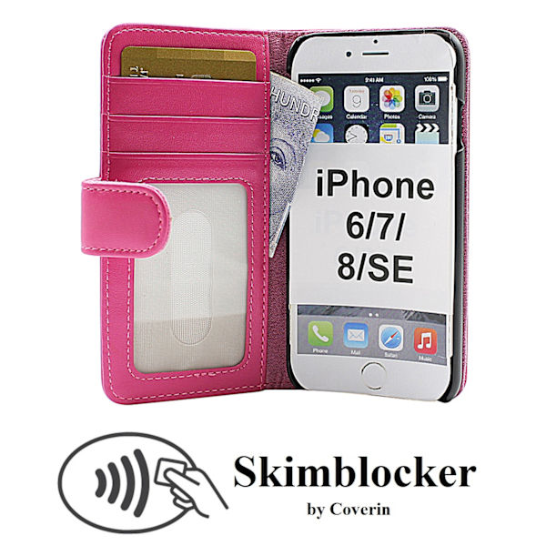 Skimblocker Wallet iPhone SE (2nd Generation) Hotpink G652