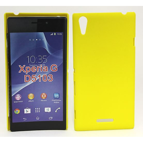 Hardcase skal Sony Xperia T3 Gul