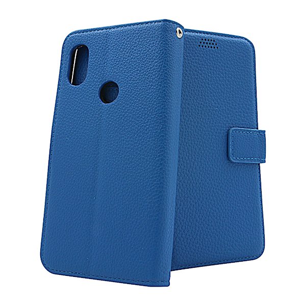 New Standcase Wallet Xiaomi Redmi Note 6 Pro Blå