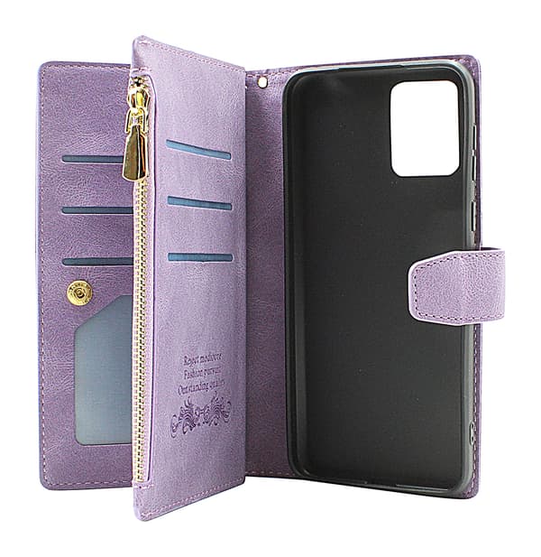 XL Standcase Lyxfodral Motorola Moto E13 Marinblå
