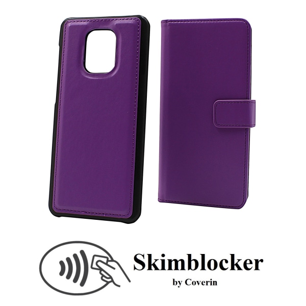 Skimblocker Magnet Wallet Xiaomi Redmi Note 9s/Note 9 Pro Svart
