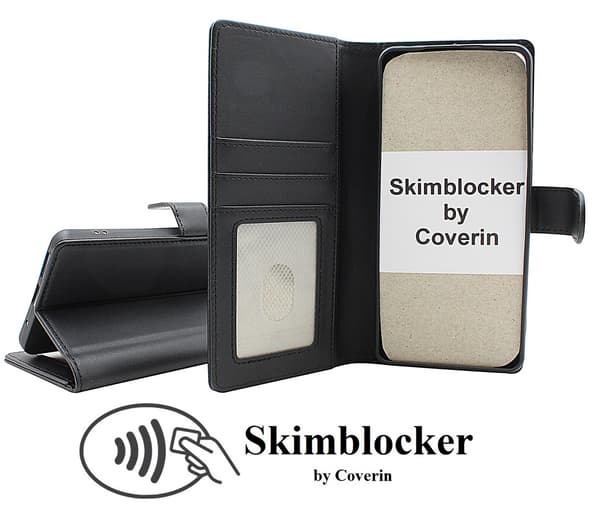 Skimblocker iPhone 16 Pro Max Plånboksfodral Petrol