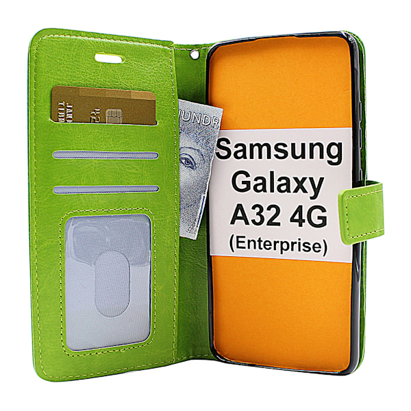 Crazy Horse Wallet Samsung Galaxy A32 4G (SM-A325F) Brun