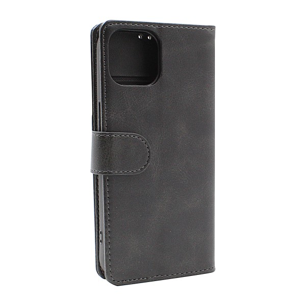 Zipper Standcase Wallet iPhone 13 (6.1) Marinblå