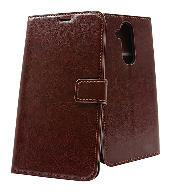 Crazy Horse Wallet Nokia 8.1 Brun