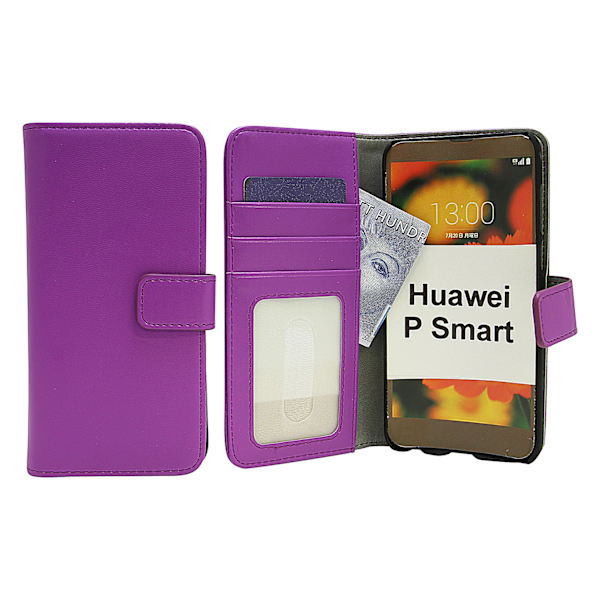 Skimblocker Magnet Wallet Huawei P Smart (FIG-LX1) Lila