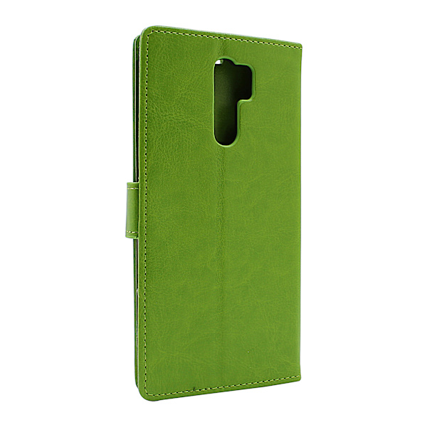 Crazy Horse Wallet Xiaomi Redmi 9 Grön