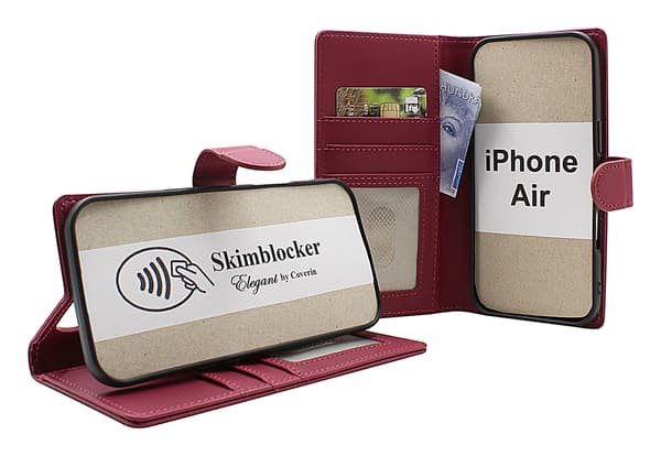 Skimblocker iPhone Air Plånboksfodral Petrol