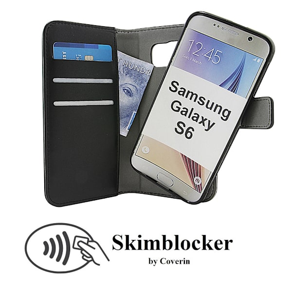 Skimblocker Magnet Wallet Samsung Galaxy S6 (SM-G920F)