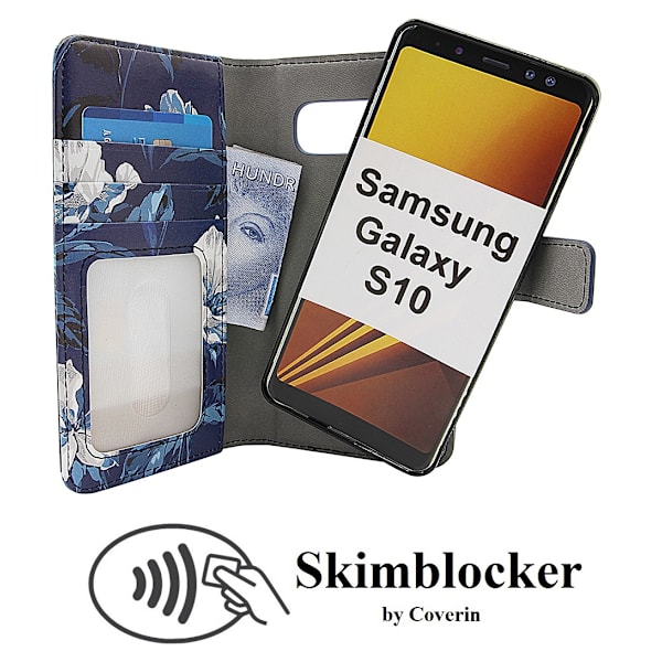 Skimblocker Magnet Designwallet Samsung Galaxy S10 (G973F)