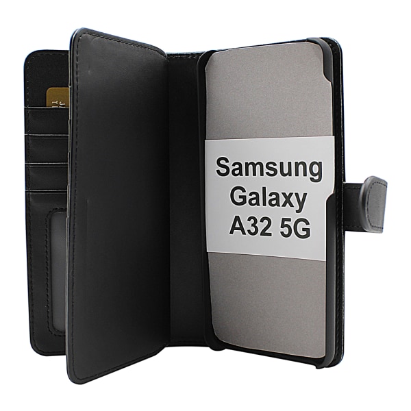 Skimblocker XL Magnet Fodral Samsung Galaxy A32 5G Svart