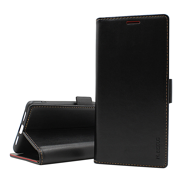 Lyx Standcase Wallet Nokia C22 / C32 Marinblå