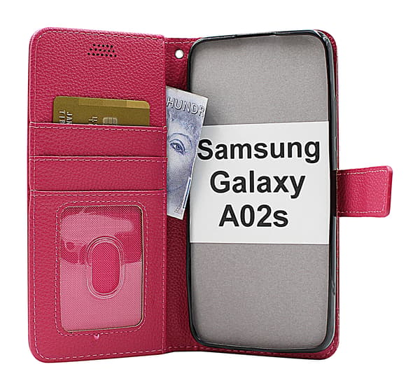 New Standcase Wallet Samsung Galaxy A02s (A025G/DS) Lila