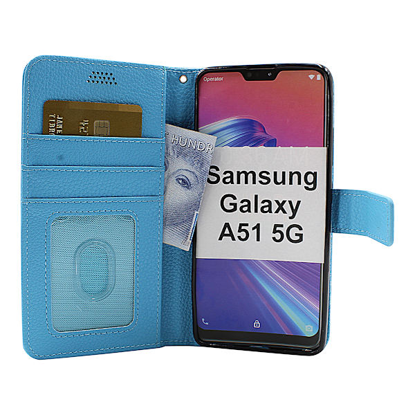New Standcase Wallet Samsung Galaxy A51 5G (A516B/DS) Brun