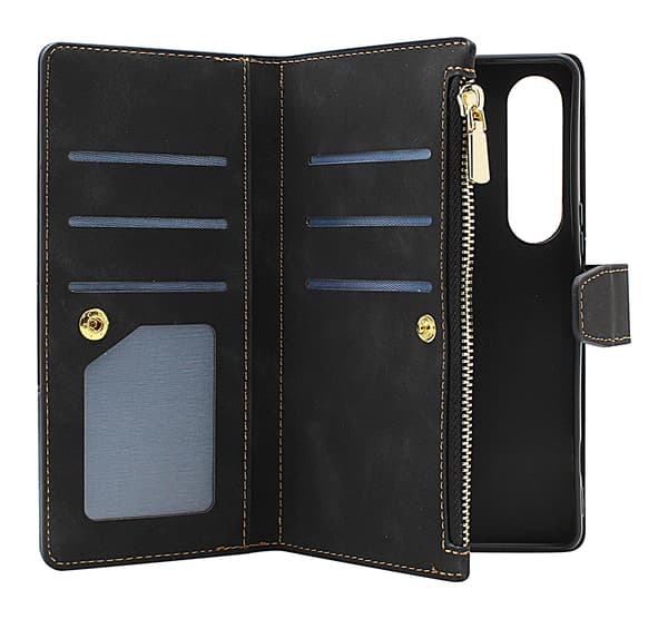 XL Sony Xperia 1 VII Lyx Plånboksfodral Lila