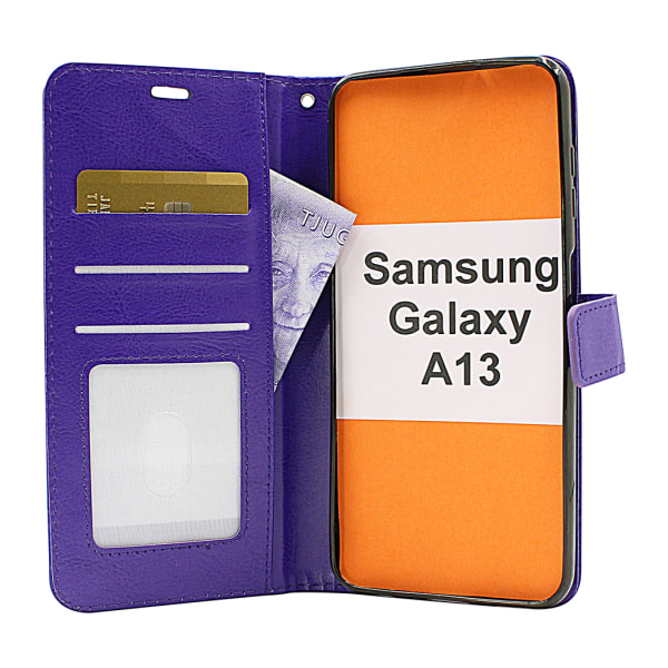 Crazy Horse Wallet Samsung Galaxy A13 (A135F/DS) Hotpink