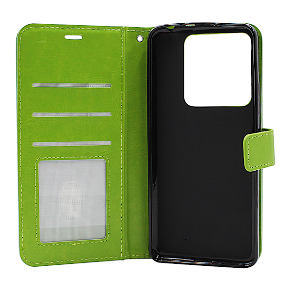 Crazy Horse Xiaomi Redmi Note 14 5G Plånboksfodral Brun