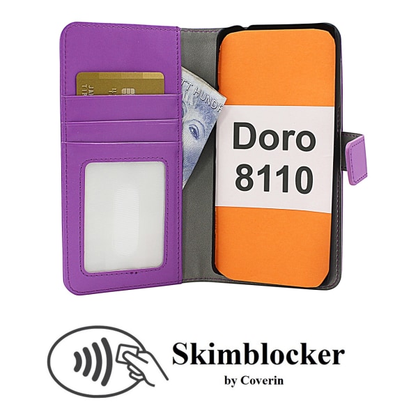 Skimblocker Magnet Fodral Doro 8110 Lila