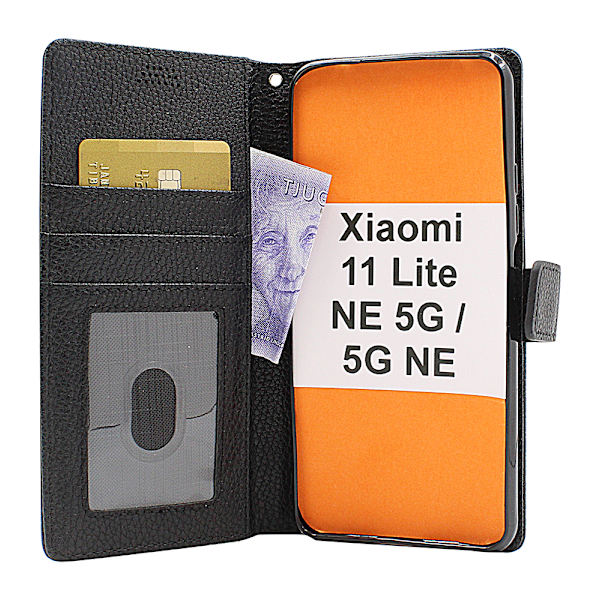 New Standcase Wallet Xiaomi 11 Lite NE 5G / 11 Lite 5G NE Ljusblå