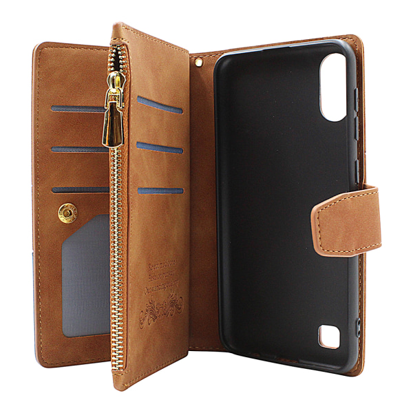 XL Standcase Lyxfodral Samsung Galaxy A10 (A105F/DS) Svart