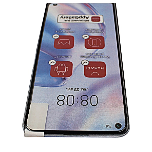 Full Frame Glas skydd Huawei P40 Lite 5G (Svart)