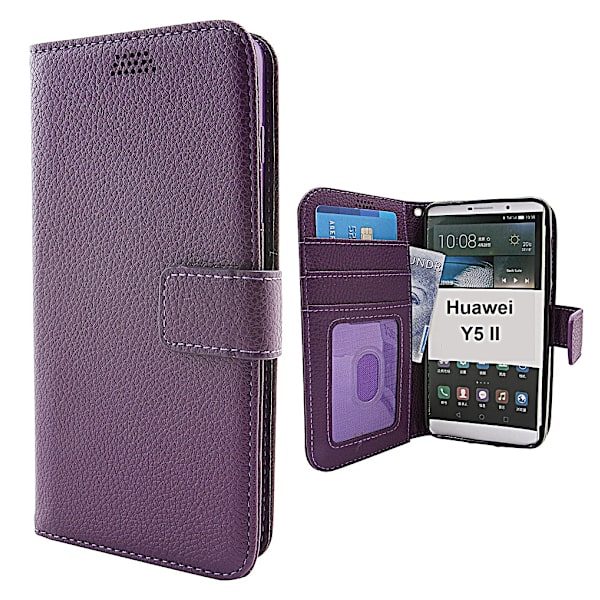 New Standcase Wallet Huawei Y5 II Lila