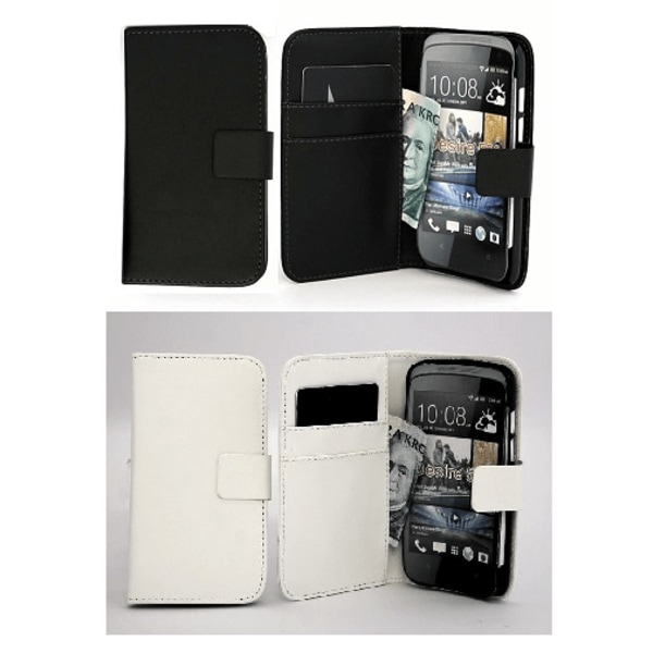 Standcase wallet HTC Desire 500 Vit