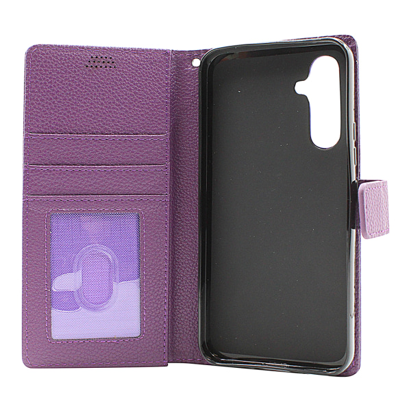New Standcase Wallet Samsung Galaxy A54 5G Ljusblå