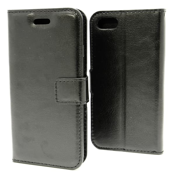 Crazy Horse Wallet iPhone 7 Svart