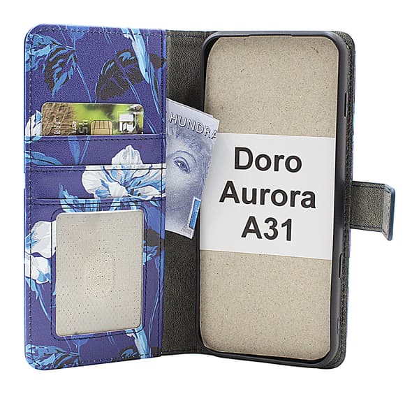 Skimblocker Doro Aurora A31 Plånboksfodral Design