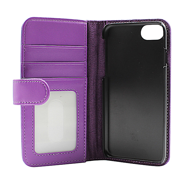Skimblocker Plånboksfodral iPhone 7 Lila G651