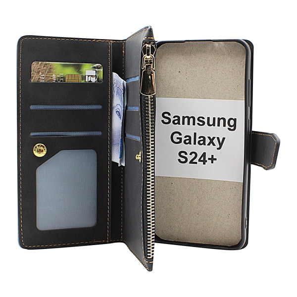 XL Standcase Lyxfodral Samsung Galaxy S24 Plus 5G (S926B/DS) Brun