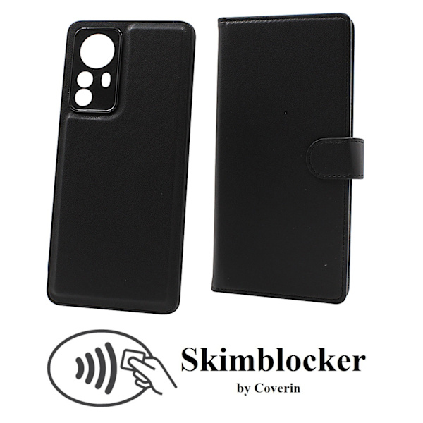 Skimblocker Xiaomi 12 Pro Magnet Plånboksfodral