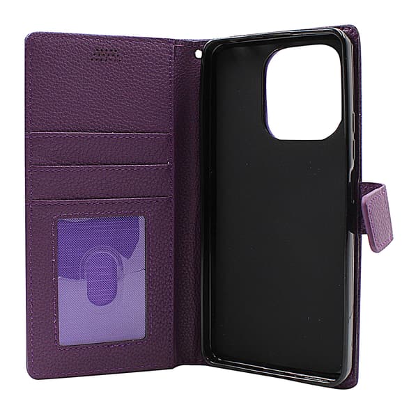 New Standcase Wallet Xiaomi Redmi Note 13 4G Röd