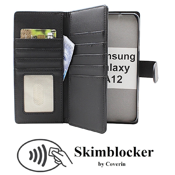 Skimblocker Samsung Galaxy A12 XL Plånboksfodral