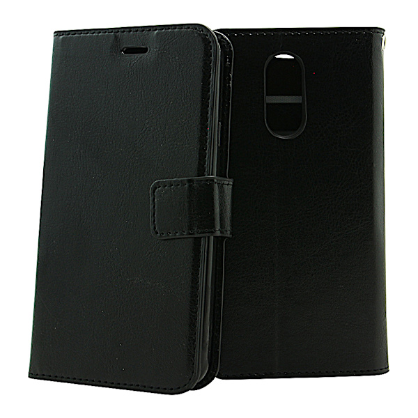 Crazy Horse Wallet LG Q7 / LG Q7 Plus (LMQ610) Svart