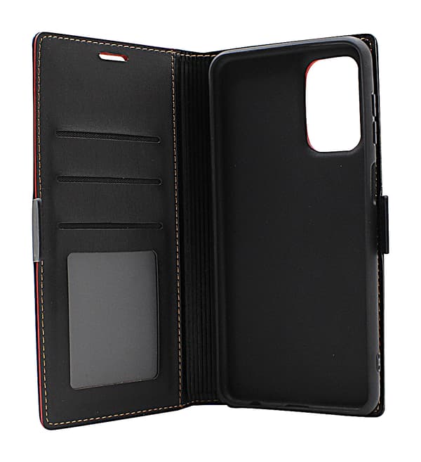 Lyx Standcase Wallet Nokia C21 Plus Marinblå
