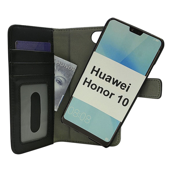 Skimblocker Magnet Wallet Huawei Honor 10 Svart