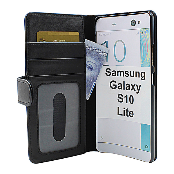 Skimblocker Plånboksfodral Samsung Galaxy S10 Lite (G770F) Svart