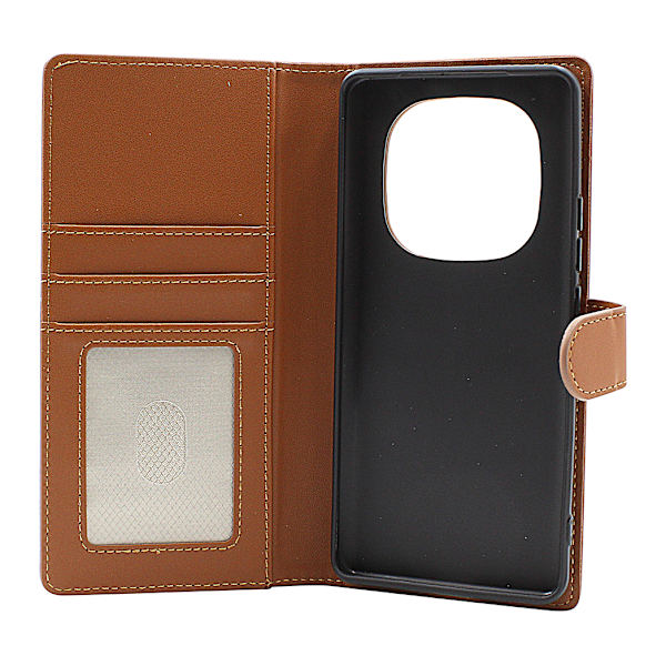 Skimblocker Xiaomi Redmi Note 14 Pro/14 Pro+ Plånboksfodral Svart