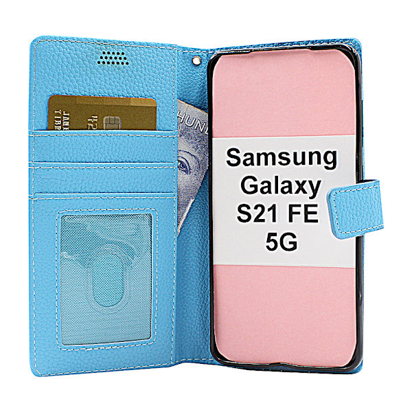 New Standcase Wallet Samsung Galaxy S21 FE 5G (SM-G990B) Lila