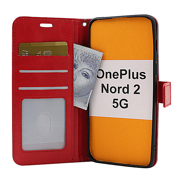 Crazy Horse Wallet OnePlus Nord 2 5G Grön