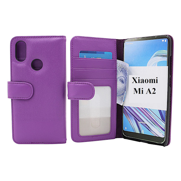 Skimblocker Plånboksfodral Xiaomi Mi A2 Lila