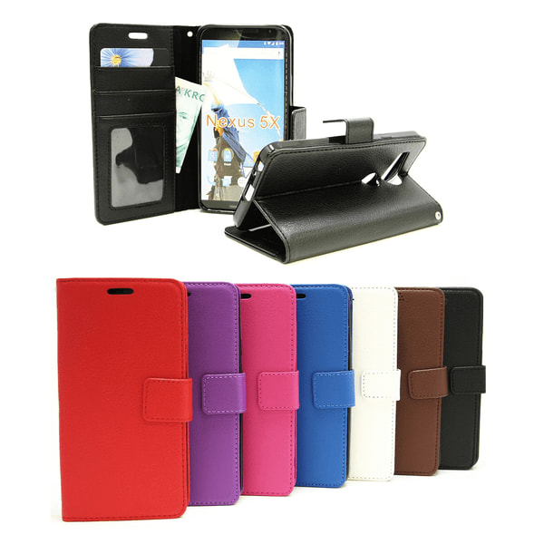 Standcase wallet Google Nexus 5X (H791) Brun