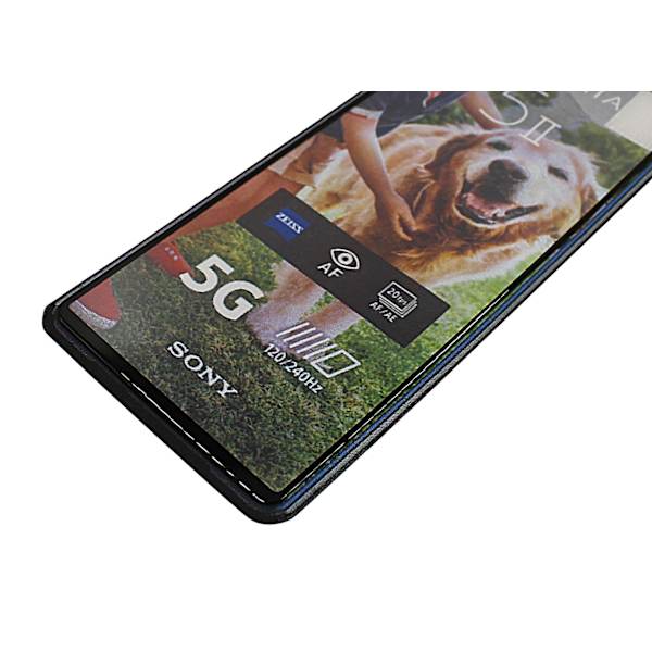 Full Frame Glas skydd Sony Xperia 5 II (XQ-AS52) (Svart)